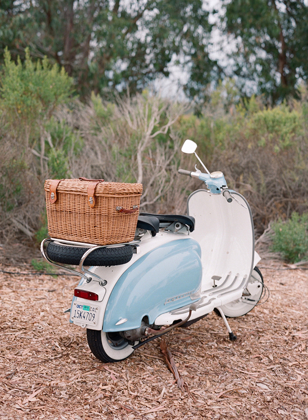 vespa matrimonio stile vintage